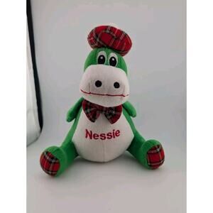 Nessie Loch Ness Monster Plush Stuffed Animal Toy Souvenir Plaid Scotland